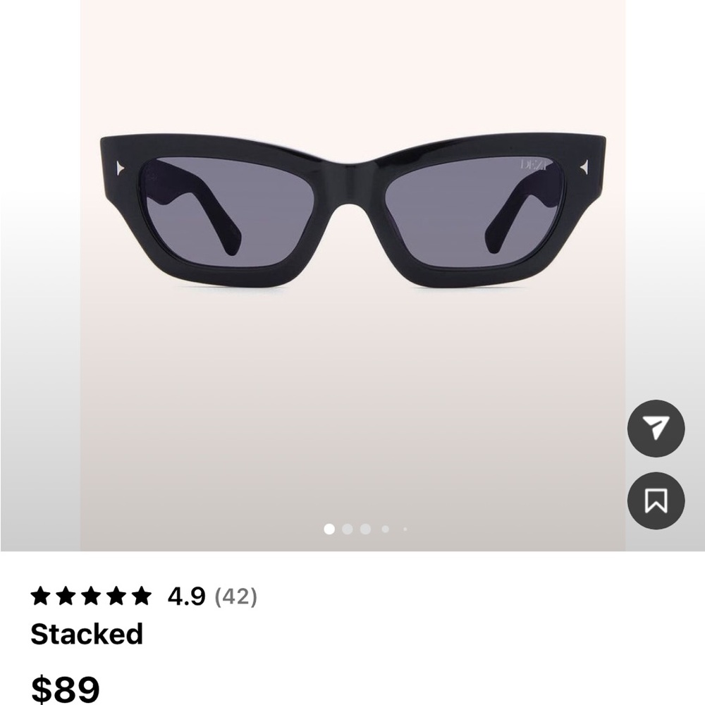 Dezi sunglasses "stacked"